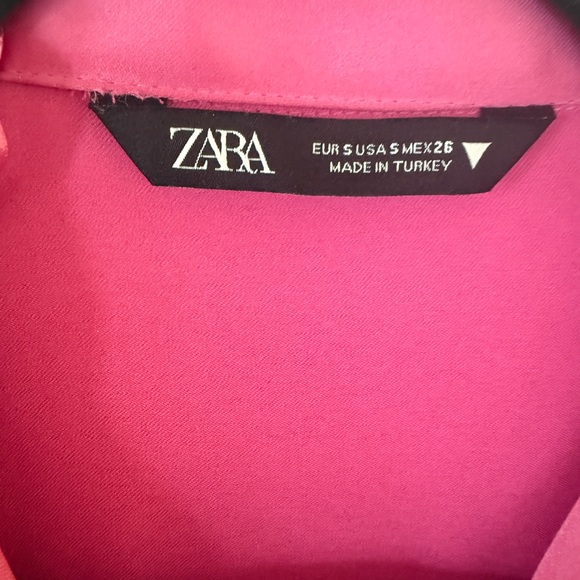 ZARA Pink Mini Dress - Elegant Women's Mini - Picture 3 of 4
